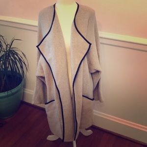 Saks Fifth Avenue cardigan sweater duster XL NWT